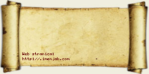 Jovana Večanski vizit kartica